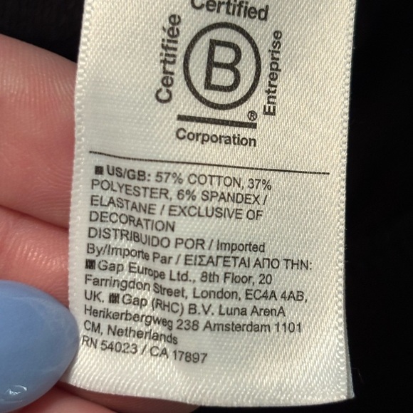 Athleta Black Sleeveless V-Neck Sweatshirt US XS oversized. NWT - Picture 6 of 14